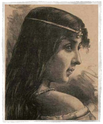 Macalda di Scaletta door Gino De' Bini uit 1889