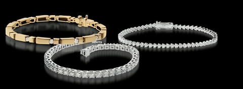 Lab Grown Diamond Tennis Bracelets