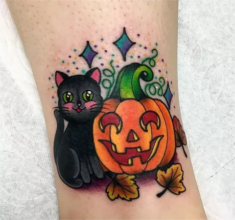 Halloween tattoo