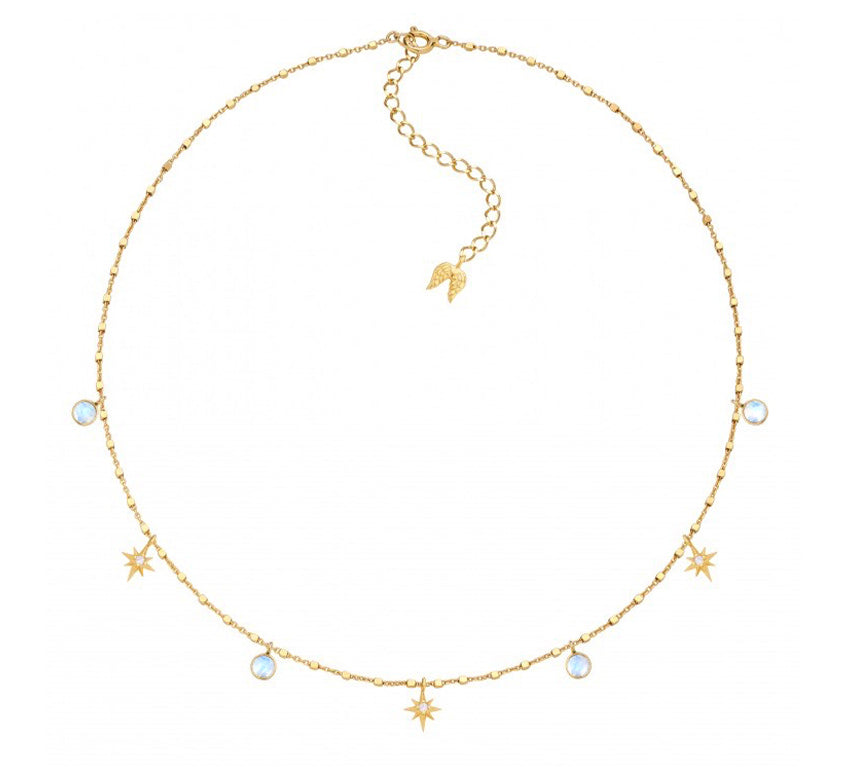 Golden Star Choker Necklace