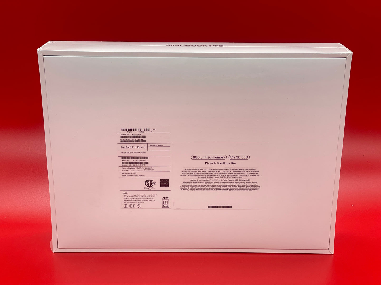♥ New, Factory Sealed - MacBook Pro 13.3" M2 8GB 512GB 10/8-Core Space Gray MNEJ3LL/A (2022)