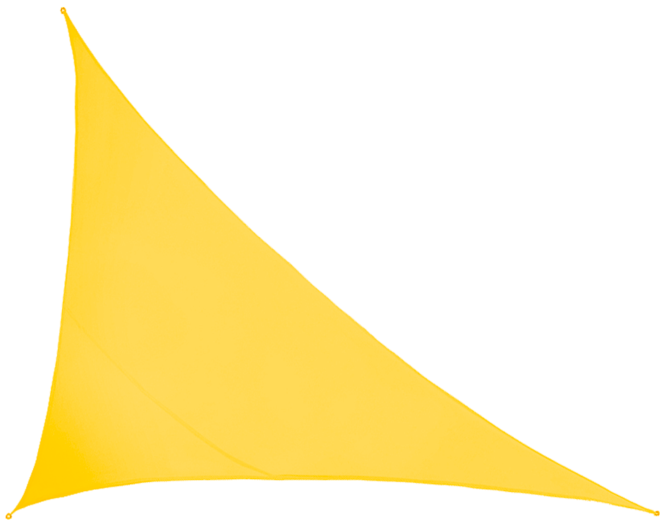 sketch of a right angle triangle sail shade