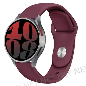 Silicone Band For Samsung Galaxy Watch 7 6/5/pro/4/6 Classic/active 2 43-47-44mm 20mm/22mm sport bracelet huawei gt 4/3/2 strap - Miri Asé