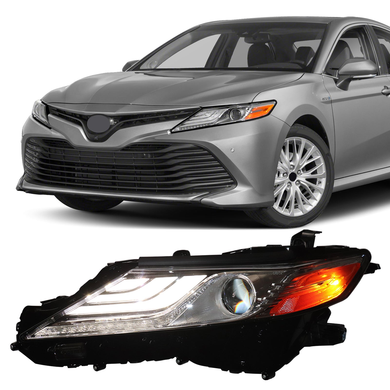 Led Trible Beam | Fit For 2018-2022 Camry | Plug And Play—HWLMPS