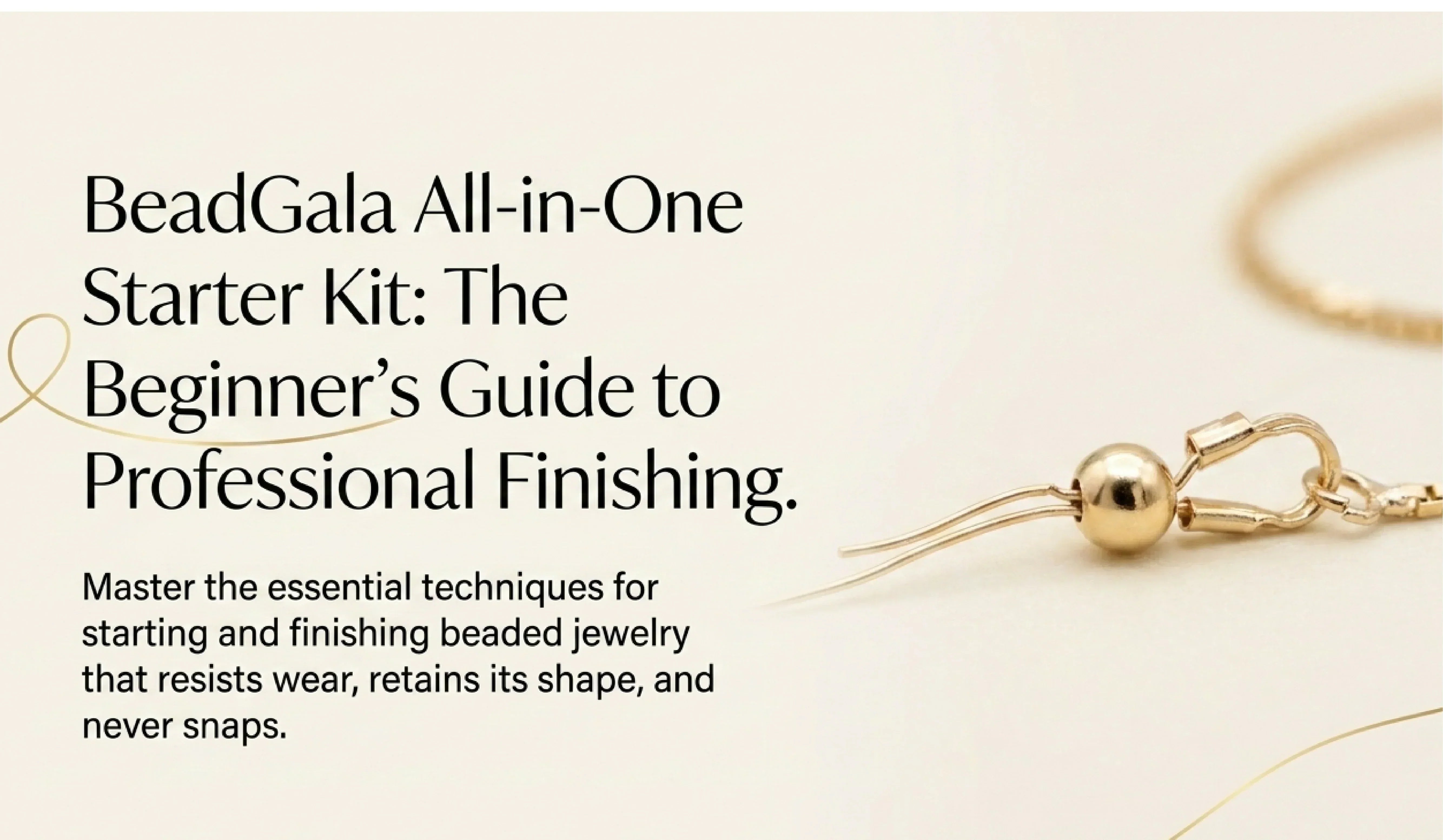 How to Finish Your Beaded Jewelry Like a Pro (2-Minute Guide) - Beadgala - A two-minute guide to crimping, securing, and finishing beaded jewelry