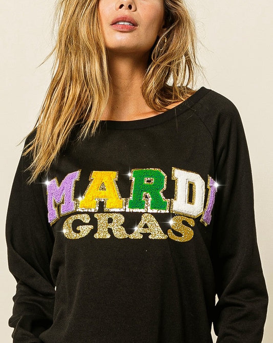 Mardi Gras Fringe Shirt — Serenity Home & Gifts
