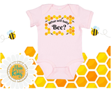 MoxieandKing Baby One-Pieces Gender Reveal- What will Baby Bee?  Bee themed Gender Reveal, Baby Shower