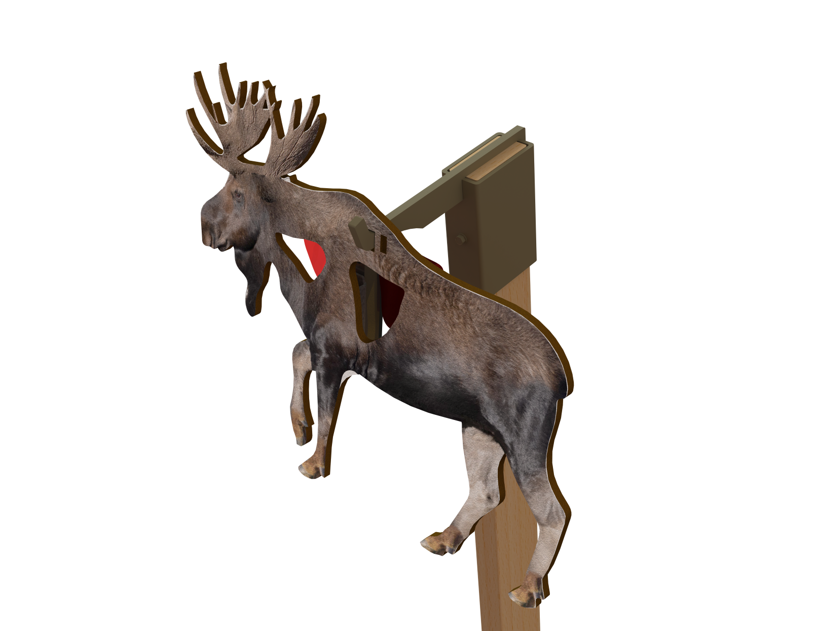 Moose w/ Spring Loaded Vitals Shot Flipper