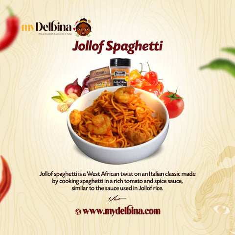 Jollof Sphaghetti - myDelbina