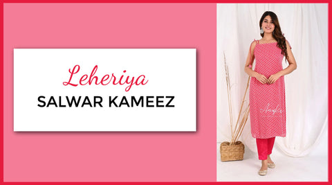 How to style Leheriya Saree