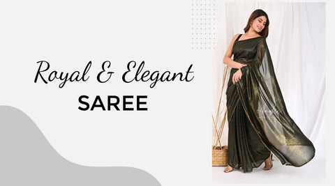 how to carry an organza saree