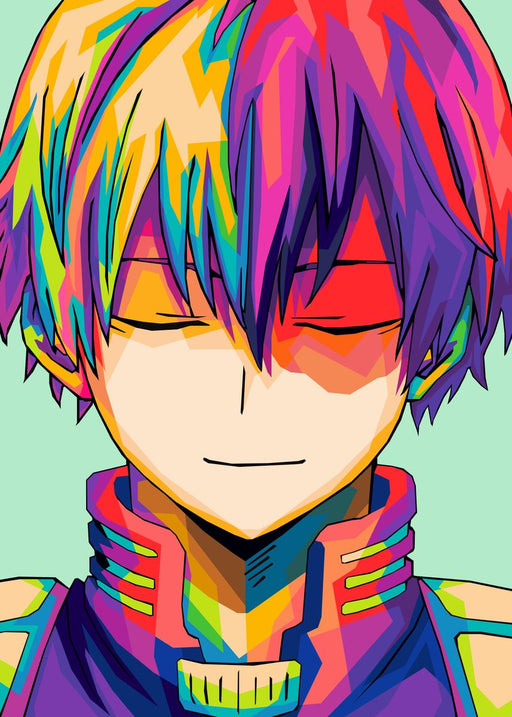 Todoroki Shoto Anime Paint By Numbers - Paint By Numbers
