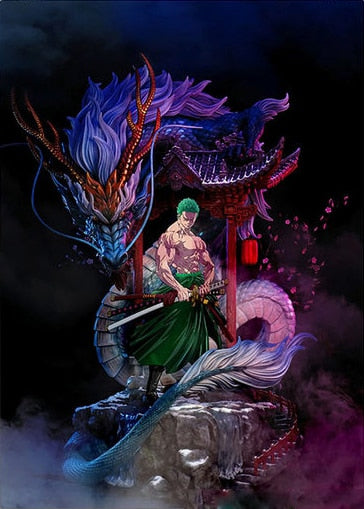 30x40cm One Piece Zoro Diamond Painting Kit för Adulte Anime 5 b767