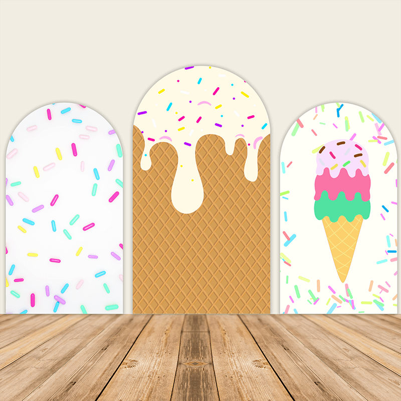 Candy and Ice Cream Theme Birthday Party Decoration Chiara Backdrop Ar –  ubackdrop-au