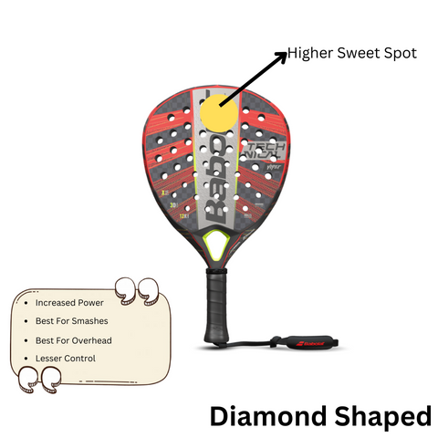 Diamon Shaped Padel Racket