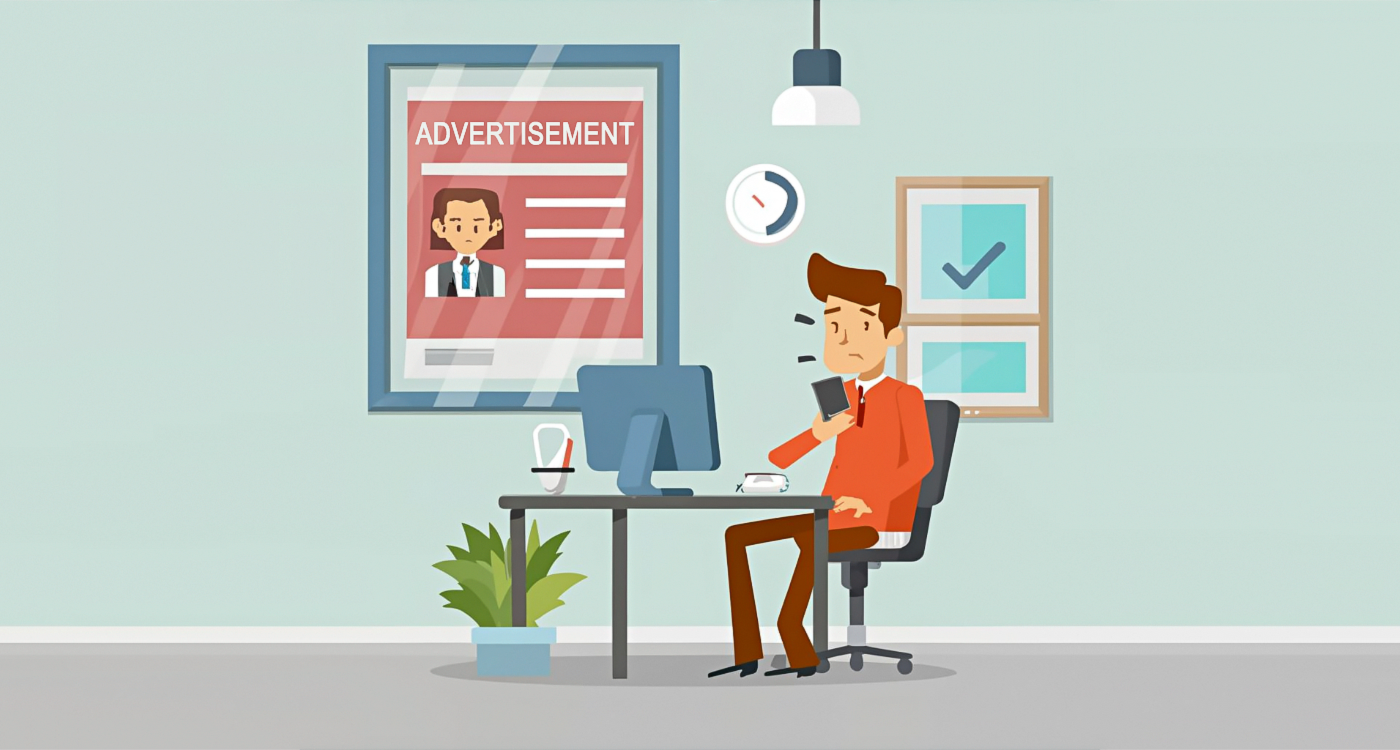 workplace distractions caused by ads