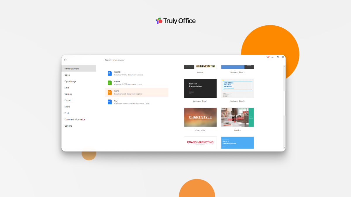 Truly Office templates and automation