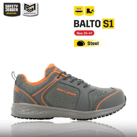 รองเท้าเซฟตี้ Safety Jogger รุ่น BALTO รองเท้านิรภัย รองเท้าหุ้มส้น  รองเท้าหัวเหล็ก รองเท้าผ้าใบ