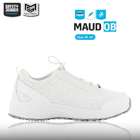 รองเท้าผ้าใบ Safety Jogger รุ่น MAUD รองเท้าพยาบาล รองเท้ากันลื่น รองเท้าหุ้มส้น รองเท้าเพื่อสุขภาพ