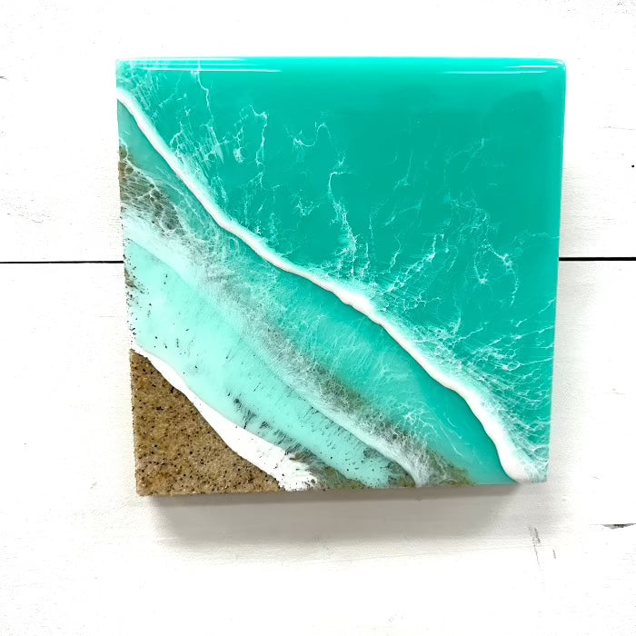 Beach Inspired Resin Art