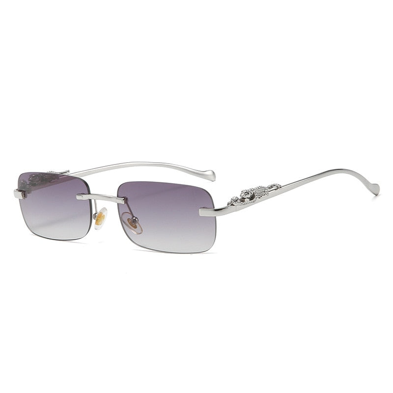 gucci 35mm rimless sunglasses