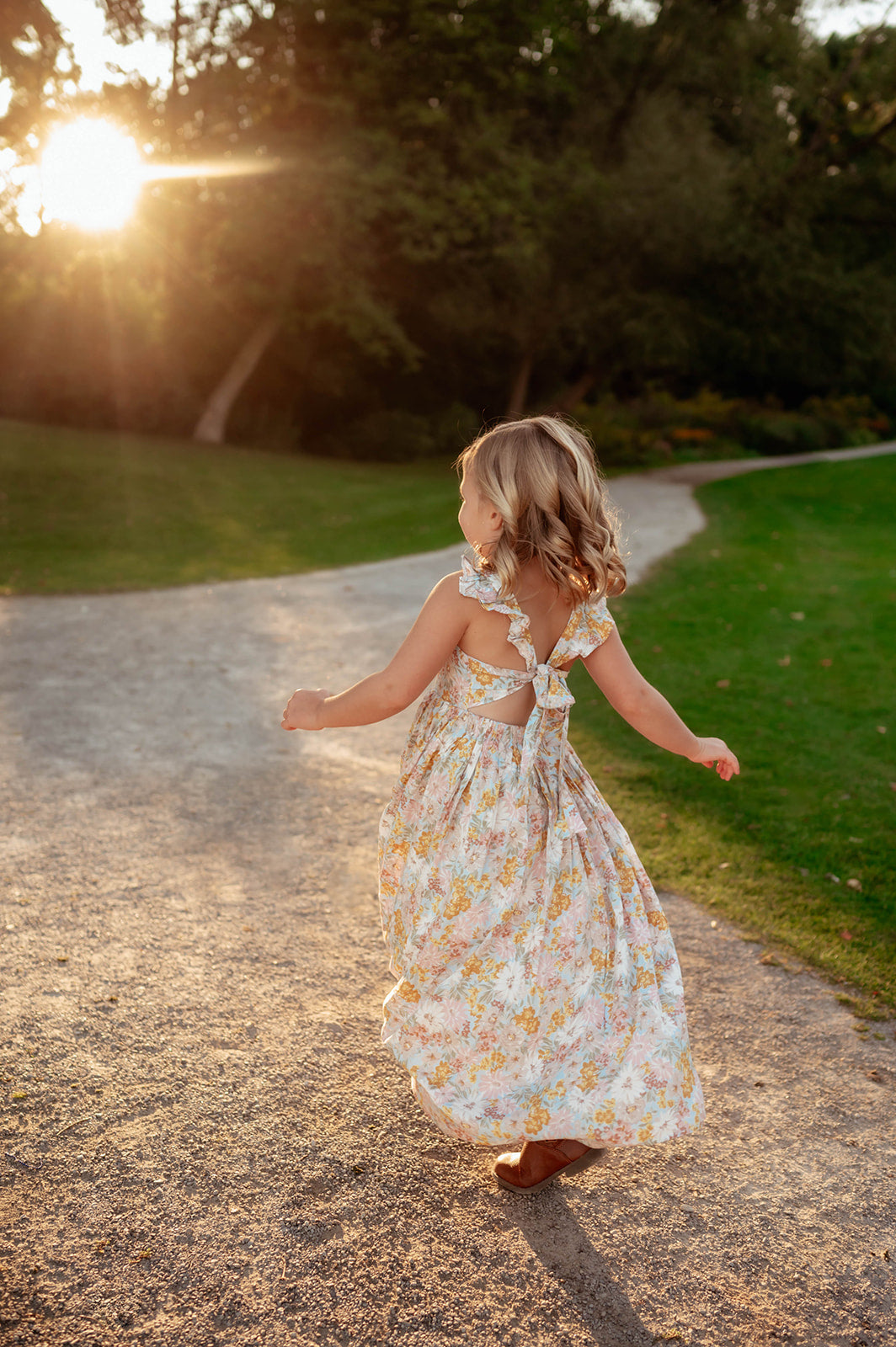 Daisy Floral Midi Dress