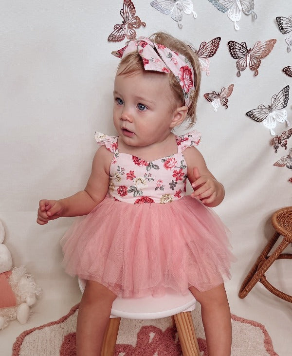 Buy Karuedoo 2Pcs Baby Girls Tutu Dress 1st Birthday Outfit Donut Letter  Print Top Tulle Tutu Skirt with Headband Outfit Set (0-6M, One Long Sleeve)  at Amazon.in