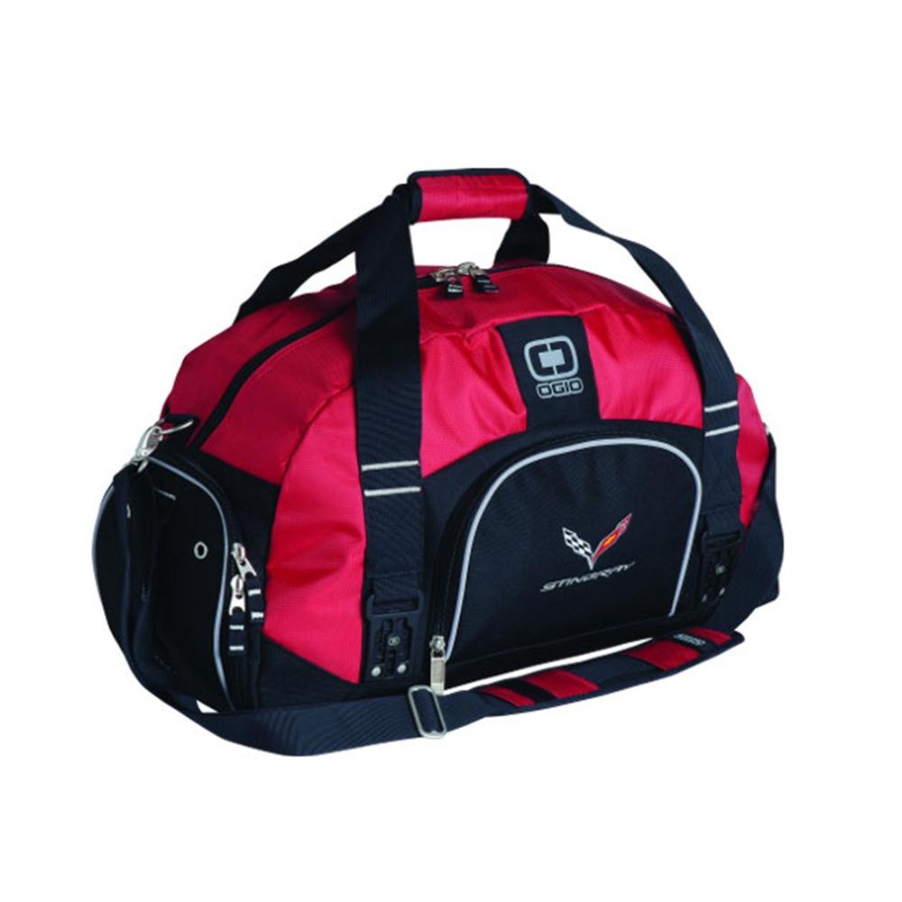 Corvette OGIO Big Dome Duffle with C7 Cross Flags Logo : C7 Stingray On ...