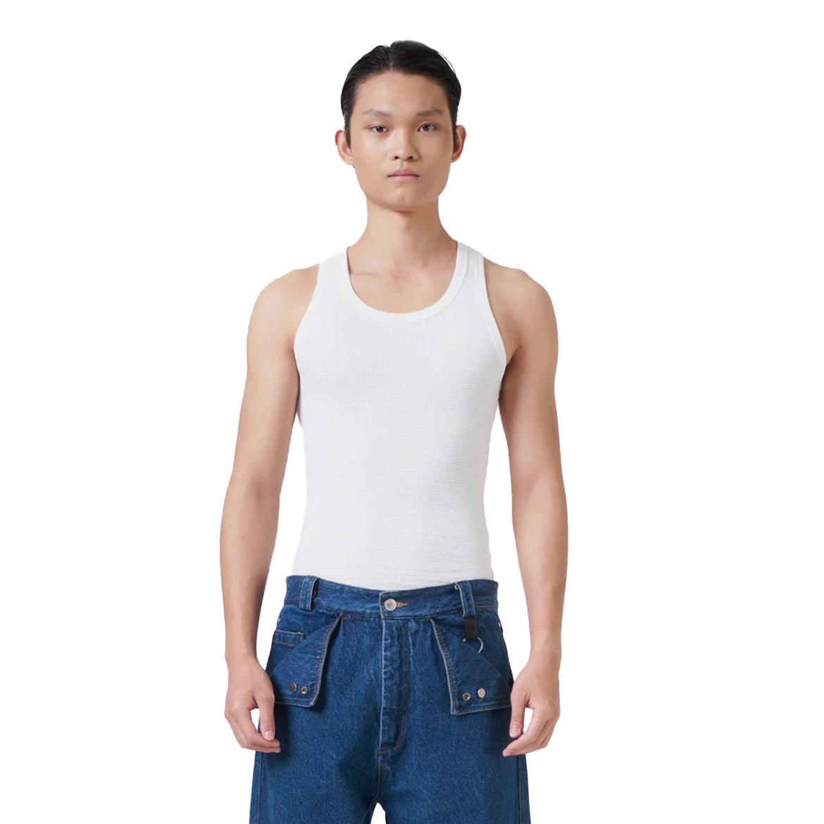 Regata Pace Waffle Knit Off White - imagem 2
