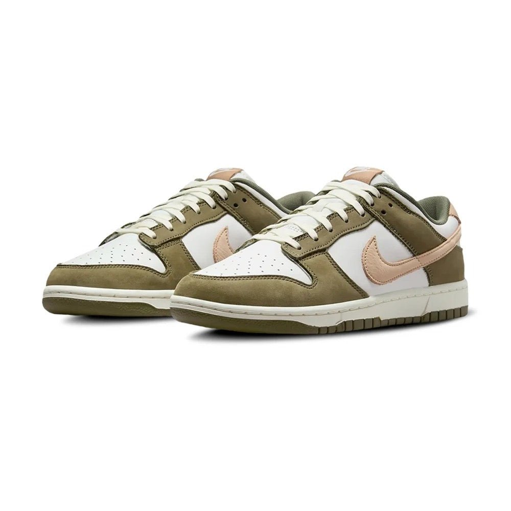 Tênis Nike Dunk Low Medium Olive Hemp Verde - Detalhe do Design