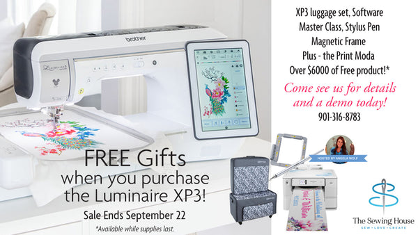 FREE BROTHER PRINTMODA AND GIFTS WITH NEW XP3 purchase