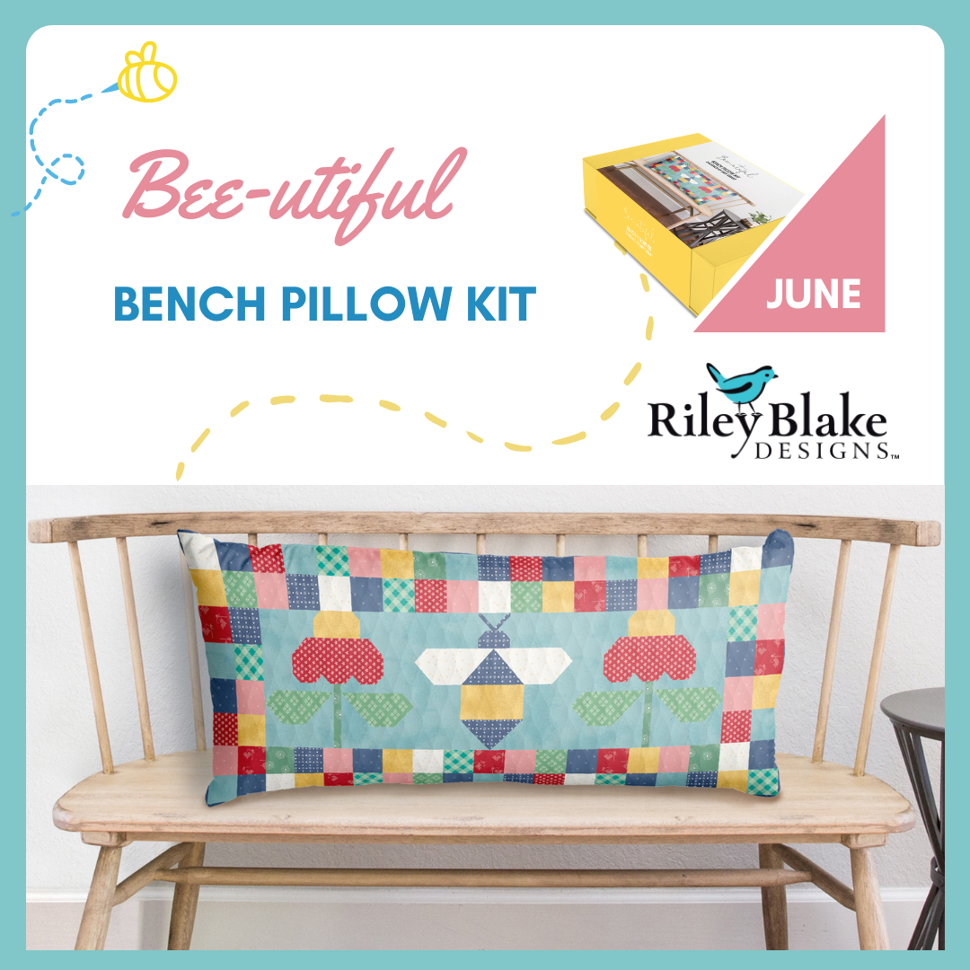 Riley Blake Bench Pillow Of The Month Subscription The Shiplap Quilt