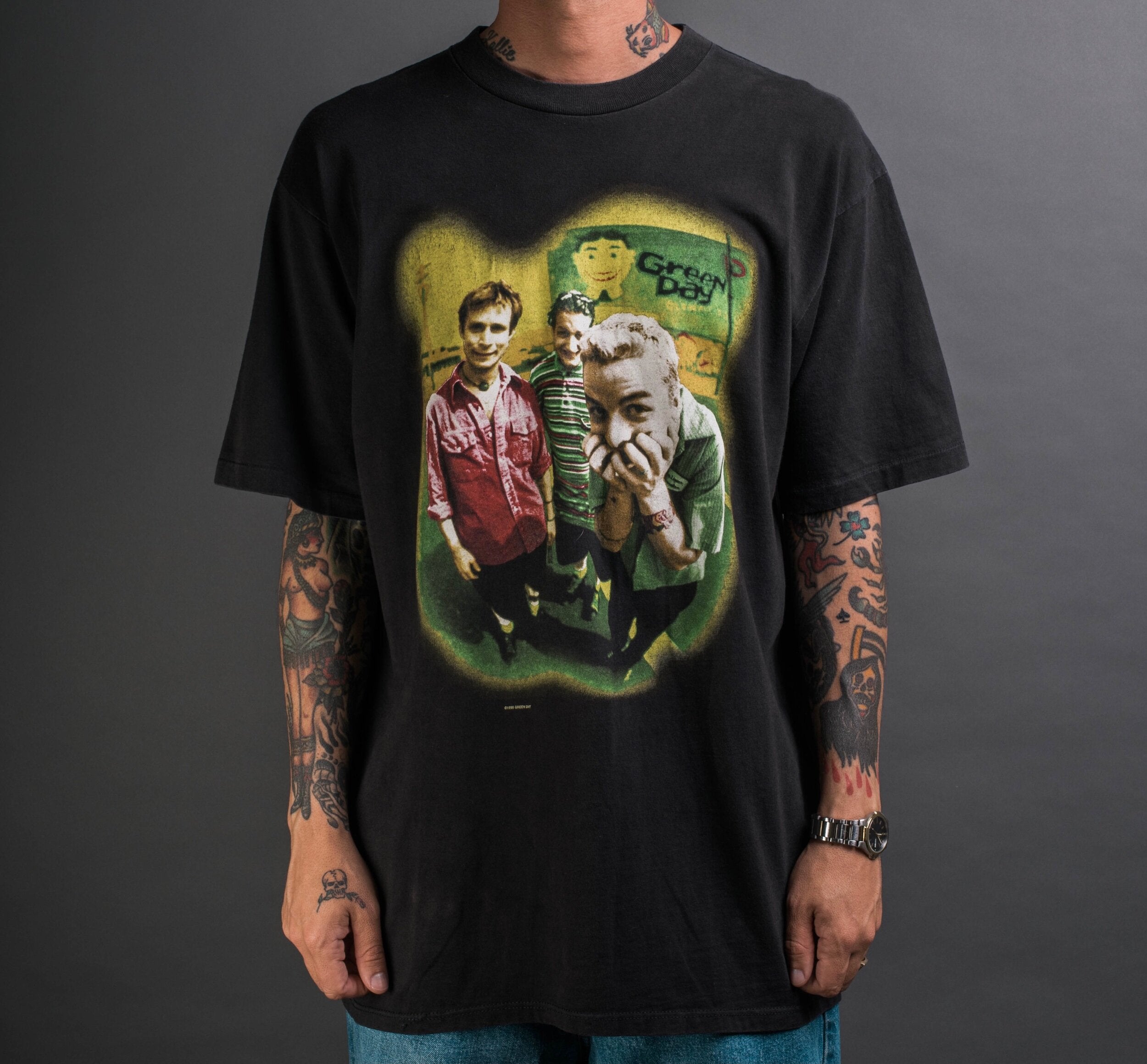 美品 Green Day グリーンデイ Tシャツ 1995年製ヴィンテージ-