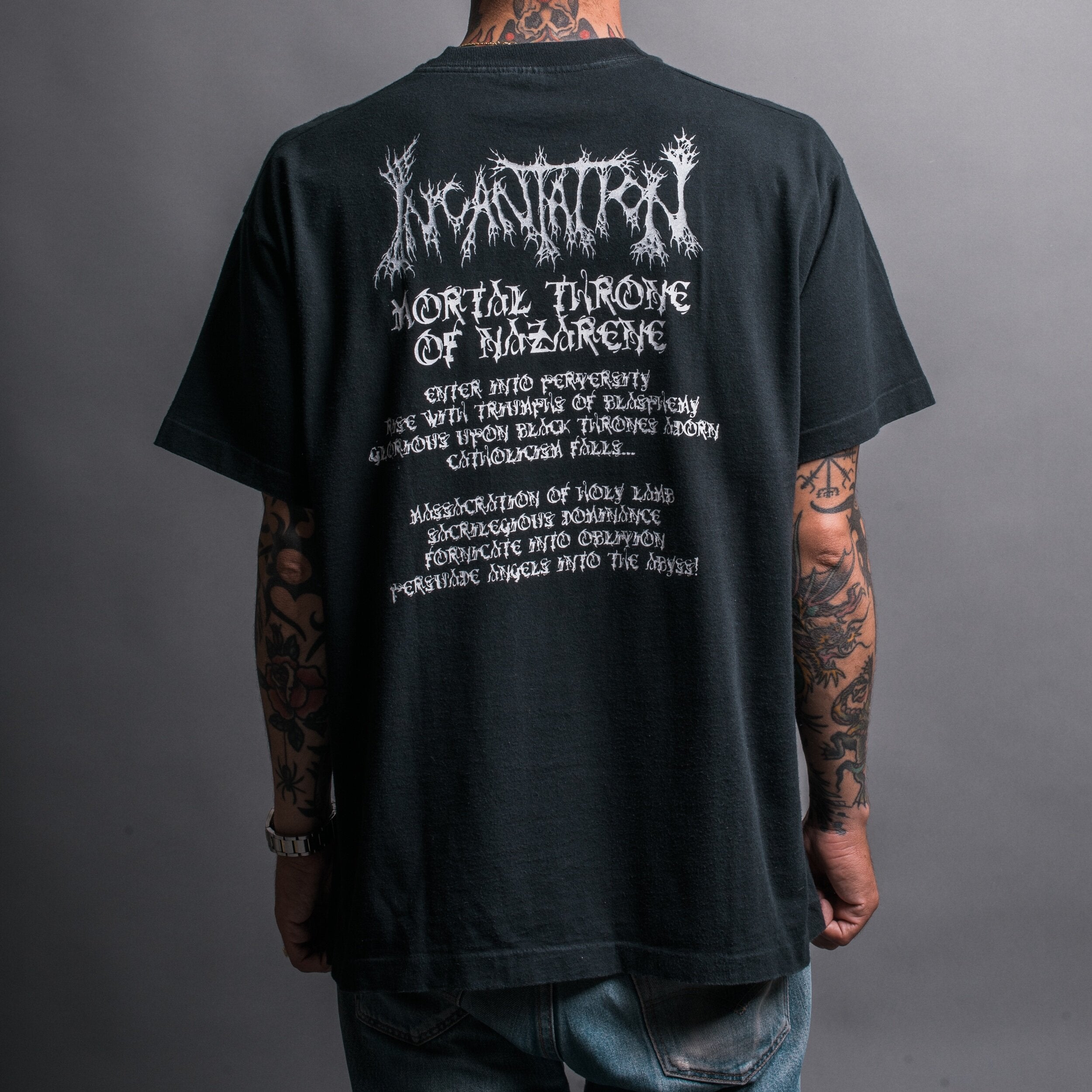 Incantation Tシャツ XL 90's ヴィンテージ-