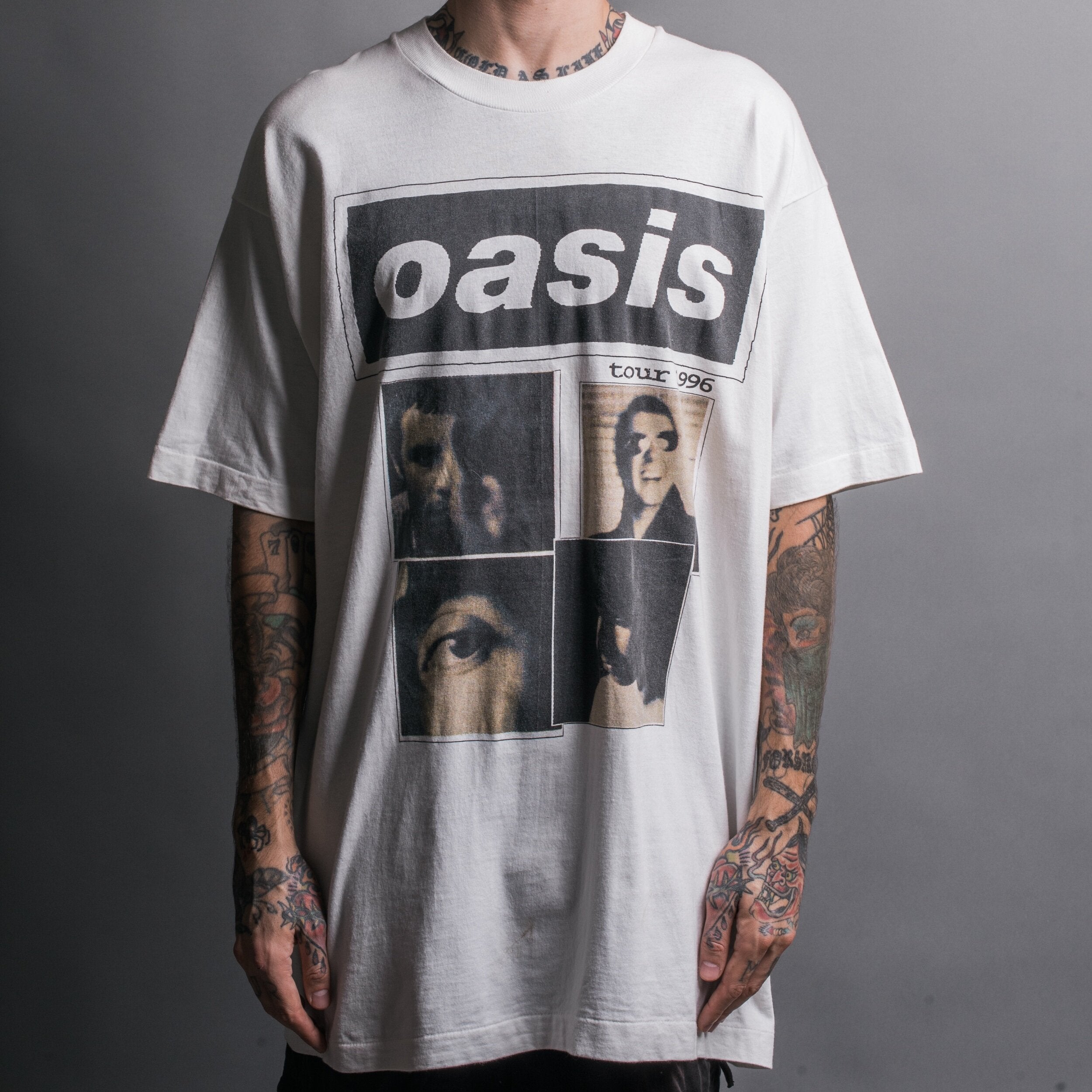 Oasis 96 'What's The Story?' Tour Tシャツ-