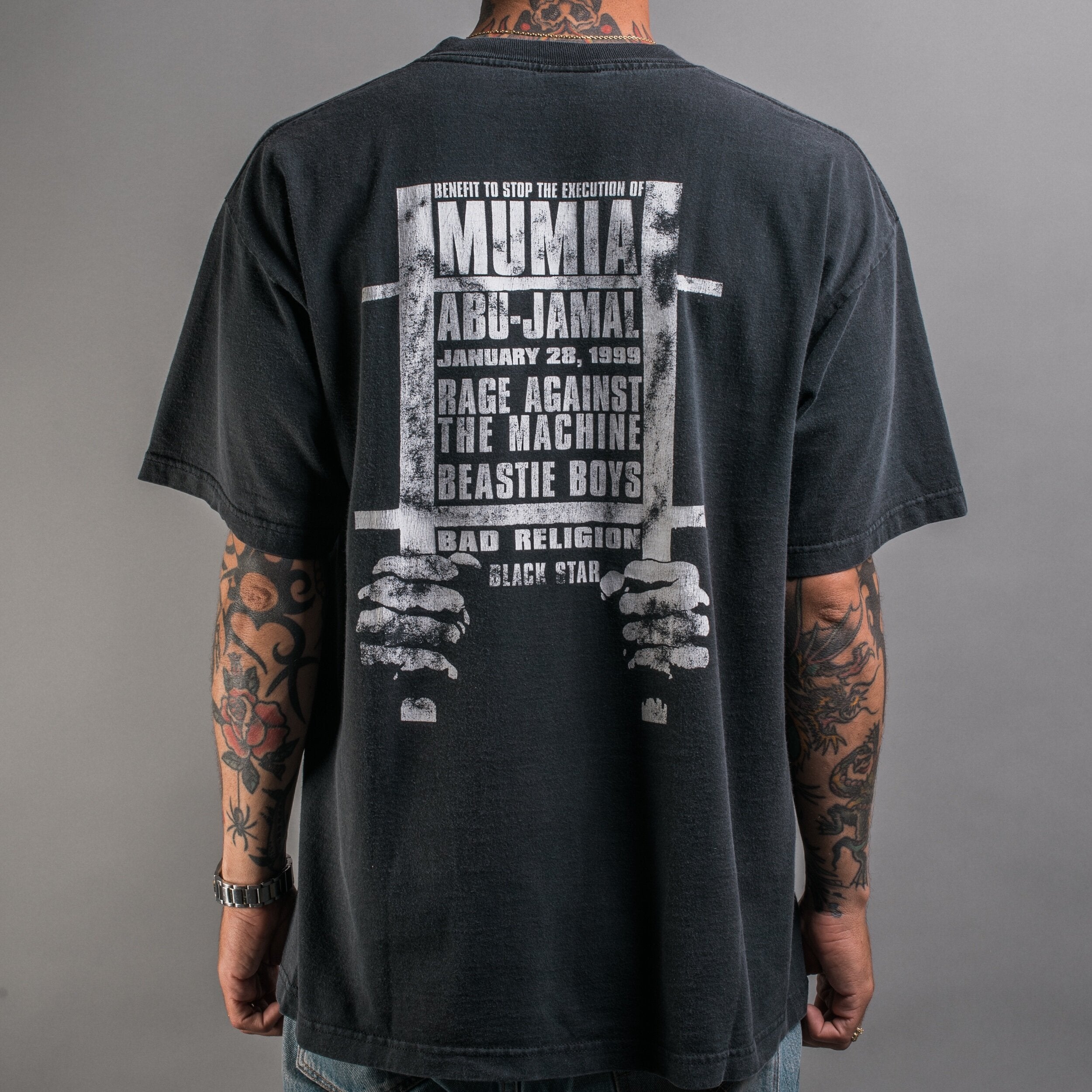 Rage Against The Machine Free Mumia tシャツ ファッション販売中