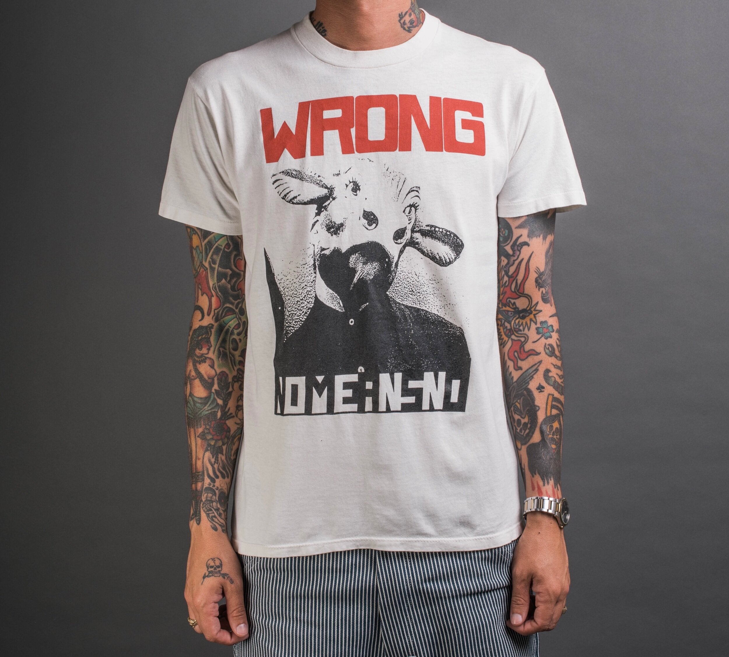 Vintage 80’s NoMeansNo Wrong T-Shirt – Mills Vintage USA
