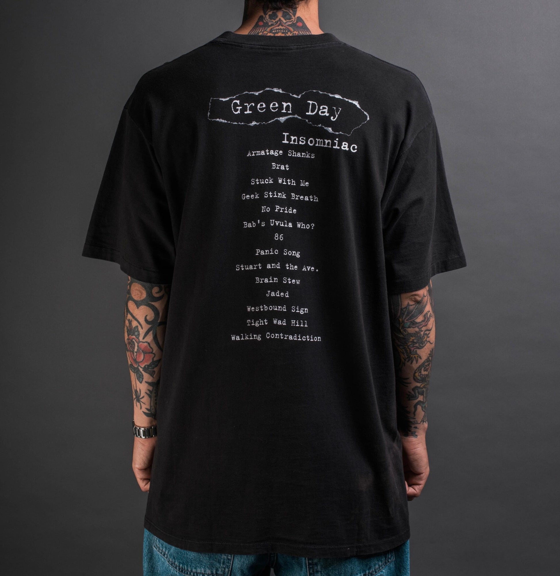 Vintage 1995 Green Day Insomniac Tour T-Shirt – Mills Vintage USA