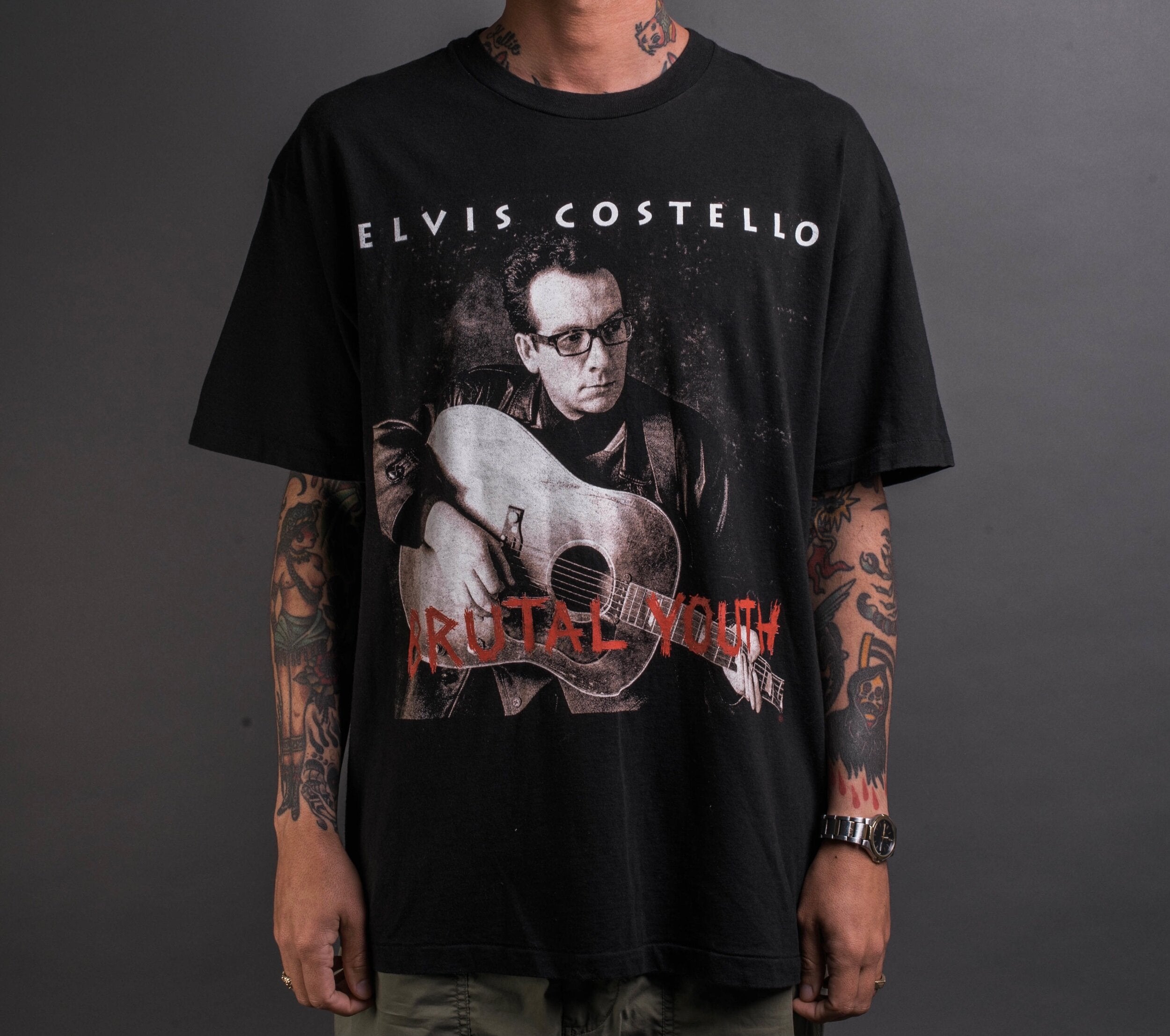 elvis costello コステロ 1994年ツアーTシャツ - 通販 - csa.sakura.ne.jp