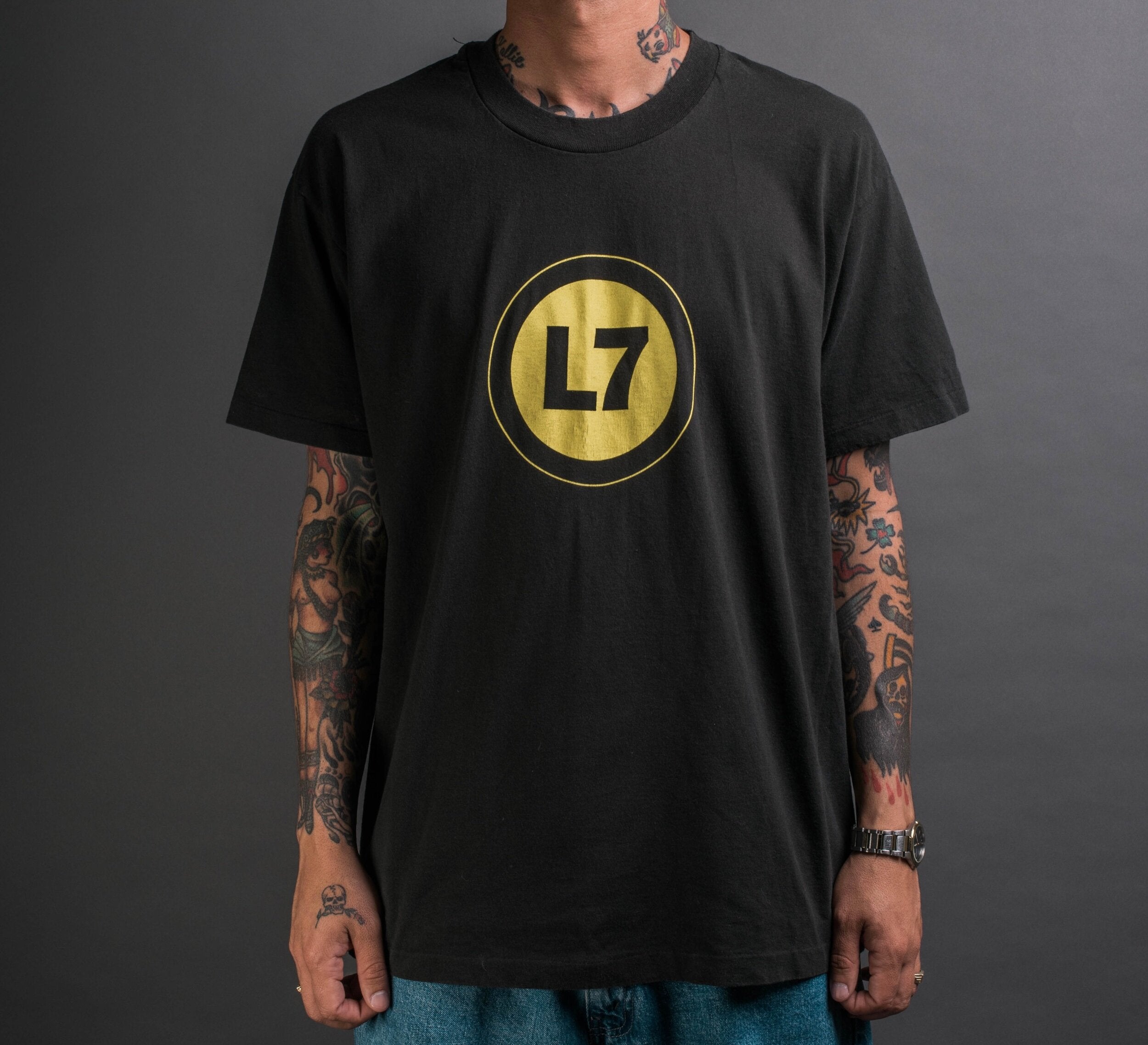 激レア 90s L7 ツアーTシャツ ビンテージ ヴィンテージ 希少 バンドT-