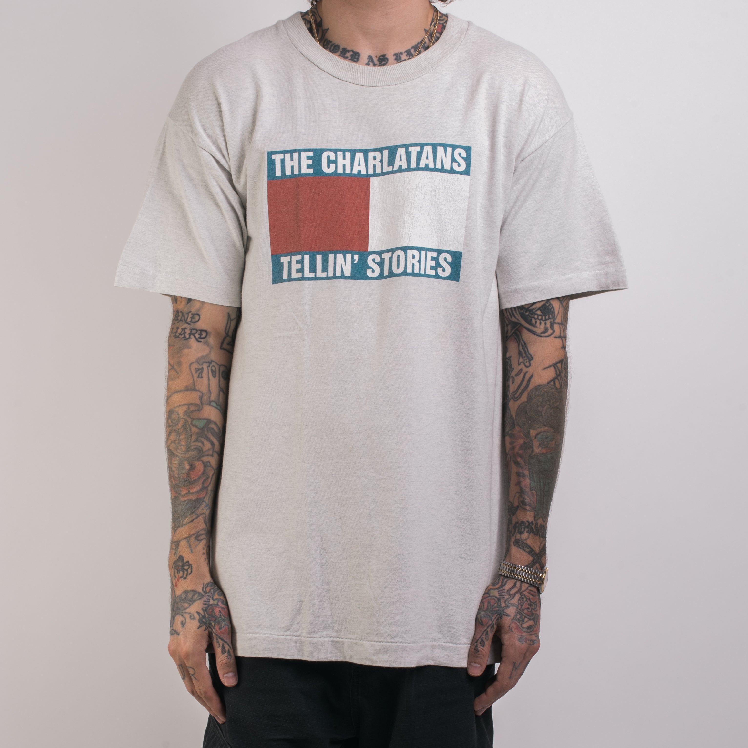 90's THE CHARLATANS LONG SLEEVE T-SHIRT 【公式】 67.0%OFF www