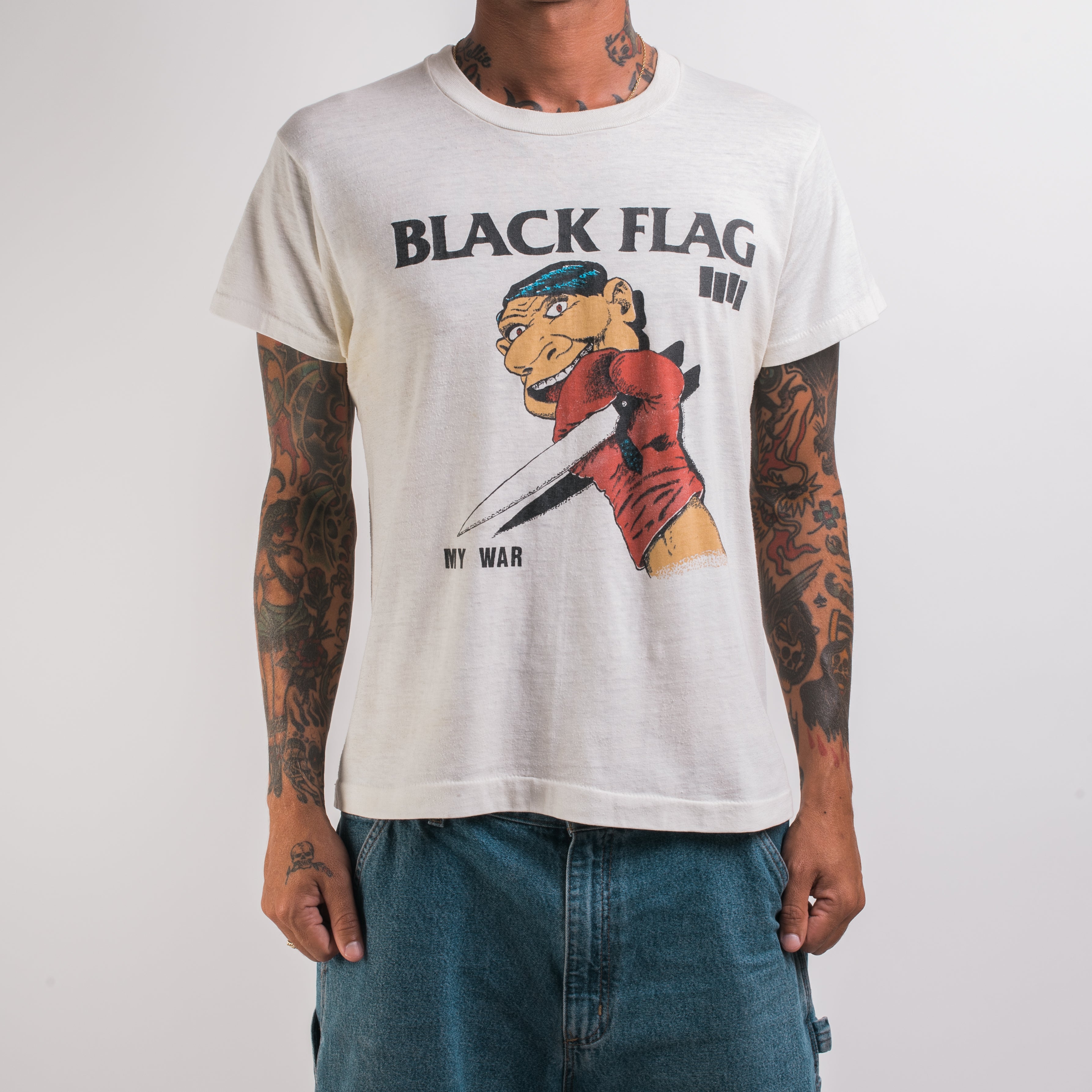 2枚で送料無料 BLACKFLAG 80'sヴィンテージTシャツ - 通販 - www