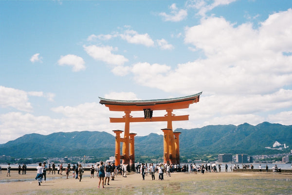 Giant torii gate of Miyajima