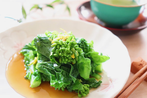 Nanohana, a spring-exclusive vegetable in Japan