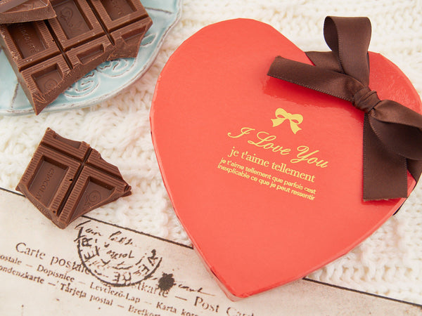 Heart chocolates in Japan