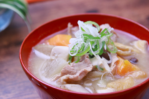 Tonjiru soup, an elevated version of miso soup