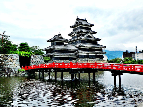 Matsumoto Castle’s walls are coated in black lacquer