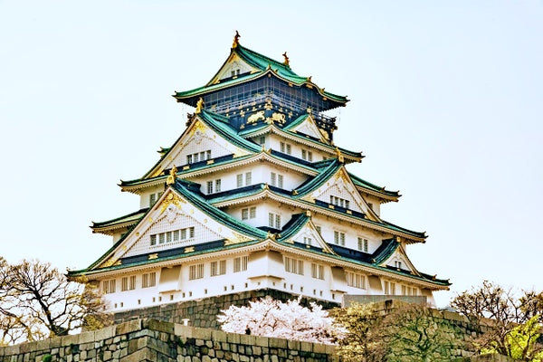 Osaka Castle in spring