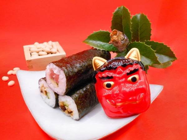 Ehōmaki is a whole uncut sushi roll meant to be eaten for luck