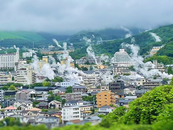 Beppu in a hot spring town in Kyushu